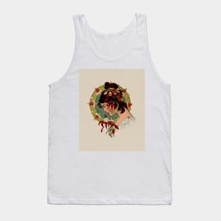 Woman with flowers Tank Top